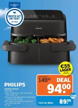 Albert Heijn Philips Dubbele airfryer aanbieding