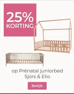 Prenatal op Prénatal juniorbed Sjors & Elio aanbieding