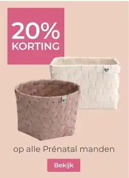 Prenatal op alle Prénatal manden aanbieding