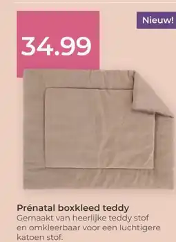 Prenatal Prénatal boxkleed teddy aanbieding