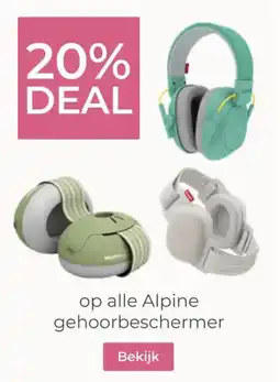 Prenatal op alle Alpine gehoorbeschermer aanbieding