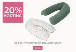 Prenatal op alle Prénatal voedingskussenhoezen aanbieding