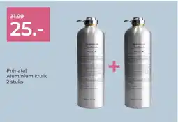 Prenatal Prénatal Aluminium kruik 2 stuks aanbieding