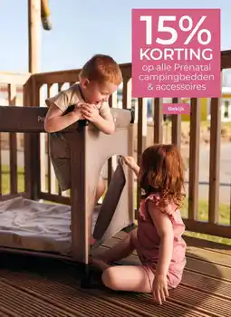 Prenatal op alle Prénatal campingbedden & accessoires aanbieding