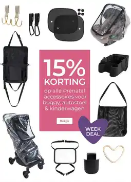 Prenatal op alle Prénatal accessoires voor buggy, autostoel & kinderwagen aanbieding