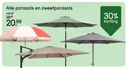 Leen Bakker Bekijk alle parasols en zweefparasols aanbieding