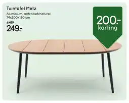 Leen Bakker Bekijk Tuintafel Metz aanbieding