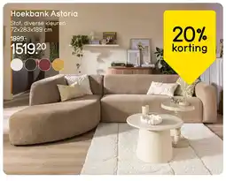 Leen Bakker Bekijk Hoekbank Astoria aanbieding