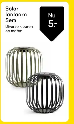 Leen Bakker Bekijk solar lantaarn Sem aanbieding
