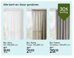 Leen Bakker Bekijk Alle kant-en-klaar gordijnen aanbieding