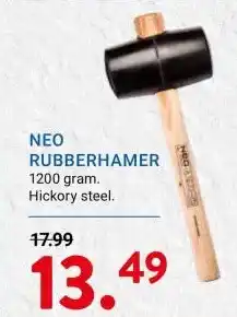 Kluswijs NEORUBBERHAMER aanbieding