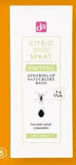DA DA Reisapotheek anti-insect citriodiol aanbieding