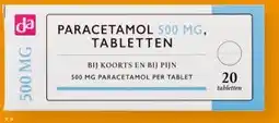 DA DA Reisapotheek paracetamol aanbieding