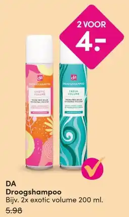 DA DA Droogshampoo aanbieding