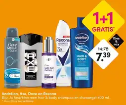 DA Andrélon, Axe, Dove en Rexona aanbieding