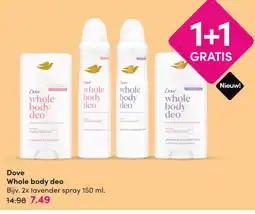 DA Dove Whole body deo aanbieding