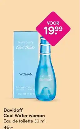 DA Davidoff Cool Water woman aanbieding
