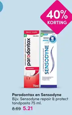 DA Parodontax en Sensodyne aanbieding