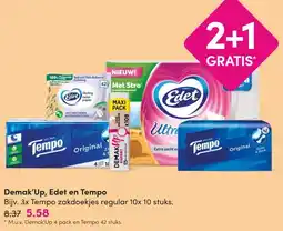 DA Demak'Up, Edet en Tempo aanbieding