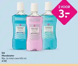 DA DA Mondwater aanbieding