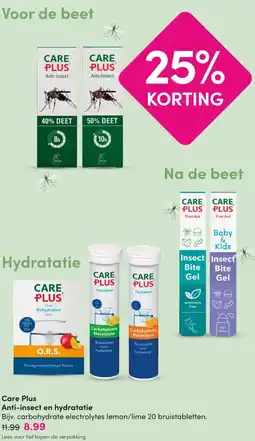 DA Care Plus Anti-insect en hydratatie aanbieding