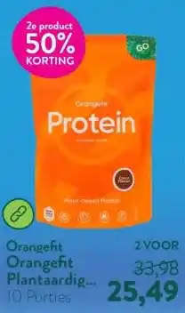 Holland & Barrett Orangefit Plantaardige Proteïne Chocosmaak – 260g aanbieding