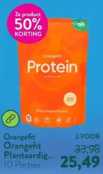 Holland & Barrett Orangefit Plantaardige Proteïne Vanillesmaak – 260g aanbieding