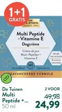 Holland & Barrett Multi Peptide + Vitamine E Dagcrème aanbieding