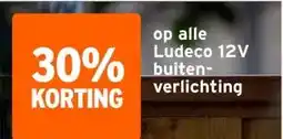 GAMMA op alle Ludeco 12V buiten verlichting aanbieding