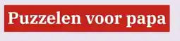 Bruna Puzzelen voor papa aanbieding