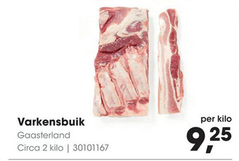 HANOS Varkensbuik aanbieding