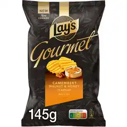 PLUS Lays Wavy Cut Camembert Walnut Honey aanbieding