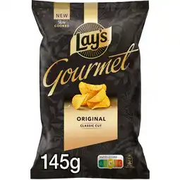PLUS Lays Gourmet Classic Cut Original aanbieding