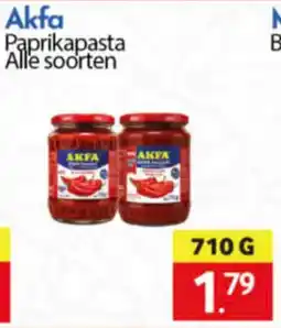 Tanger Markt Akfa Paprikapasta aanbieding