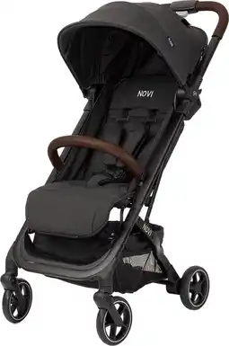 Bol.com Novi Baby Sky Buggy - Zwart - inklapbaar - Inclusief cupholder - Inclusief regenhoes aanbieding