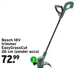 GAMMA Bosch 18V trimmer EasyGrassCut aanbieding