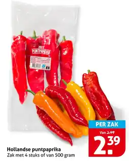 Hoogvliet Hollandse puntpaprika aanbieding
