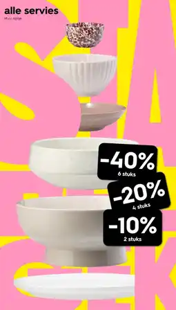 HEMA Alle servies aanbieding