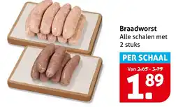 Hoogvliet Braadworst aanbieding