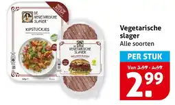 Hoogvliet Vegetarische slager aanbieding
