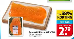 Hoogvliet Gerookte Noorse zalmfilet aanbieding