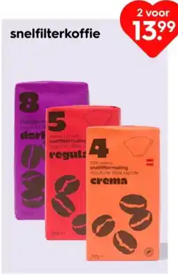 HEMA Snelfilterkoffie aanbieding