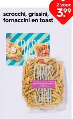 HEMA Scrocchi, grissini, fornaccini en toast aanbieding