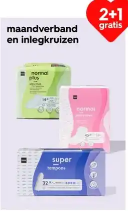 HEMA Maandverband en inlegkruizen aanbieding