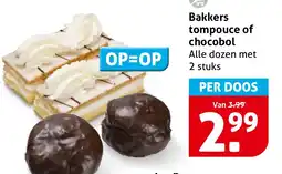 Hoogvliet Bakkers tompouce of chocobol aanbieding