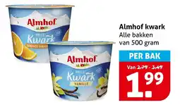 Hoogvliet Almhof Kwark aanbieding