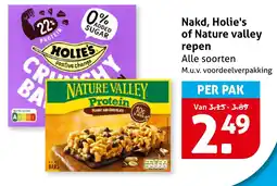 Hoogvliet Nakd , holie's of nature valley repen aanbieding