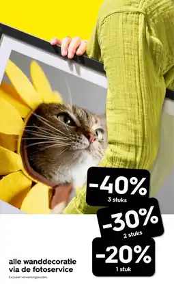 HEMA Alle wanddecoratie via de fotoservice aanbieding