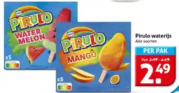 Hoogvliet Pirulo waterijs aanbieding