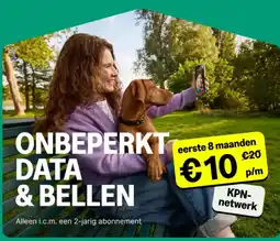 HEMA Onbeperkt data & bellen KPN- netwerk aanbieding